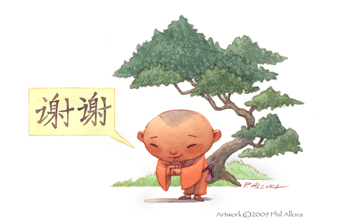 39 mẫu câu tiếng Trung bày tỏ lòng biết ơn